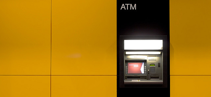 an atm to get money at