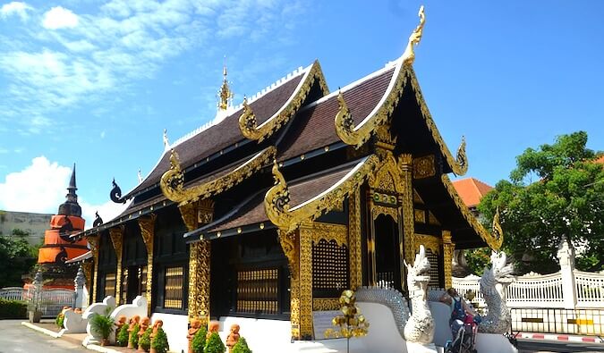 A Thai temple in the Royal Palace in Bangkok