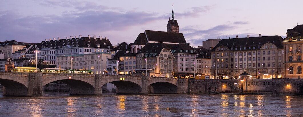 The historic buildings of Basel, Switzerland