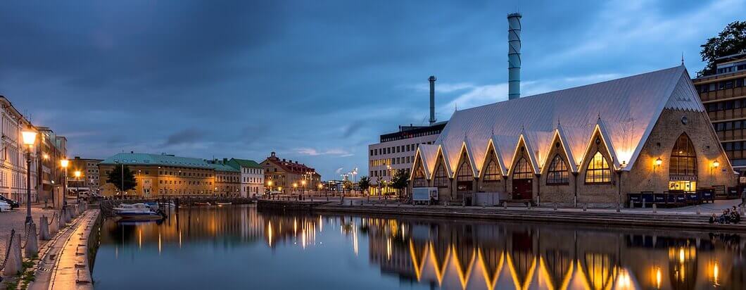 The downtown of Gothenburg, Sweden