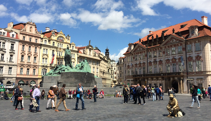 The main square in Prague