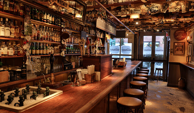 a prohibition style bar in New York City