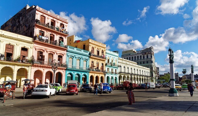 The streets of Havana in Cuba