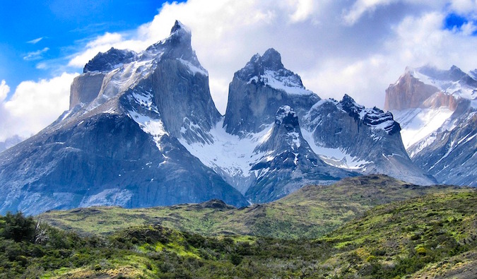 Patagonia mountains in Chile