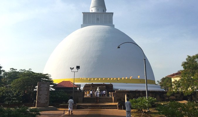 A temple in Sri Lanka