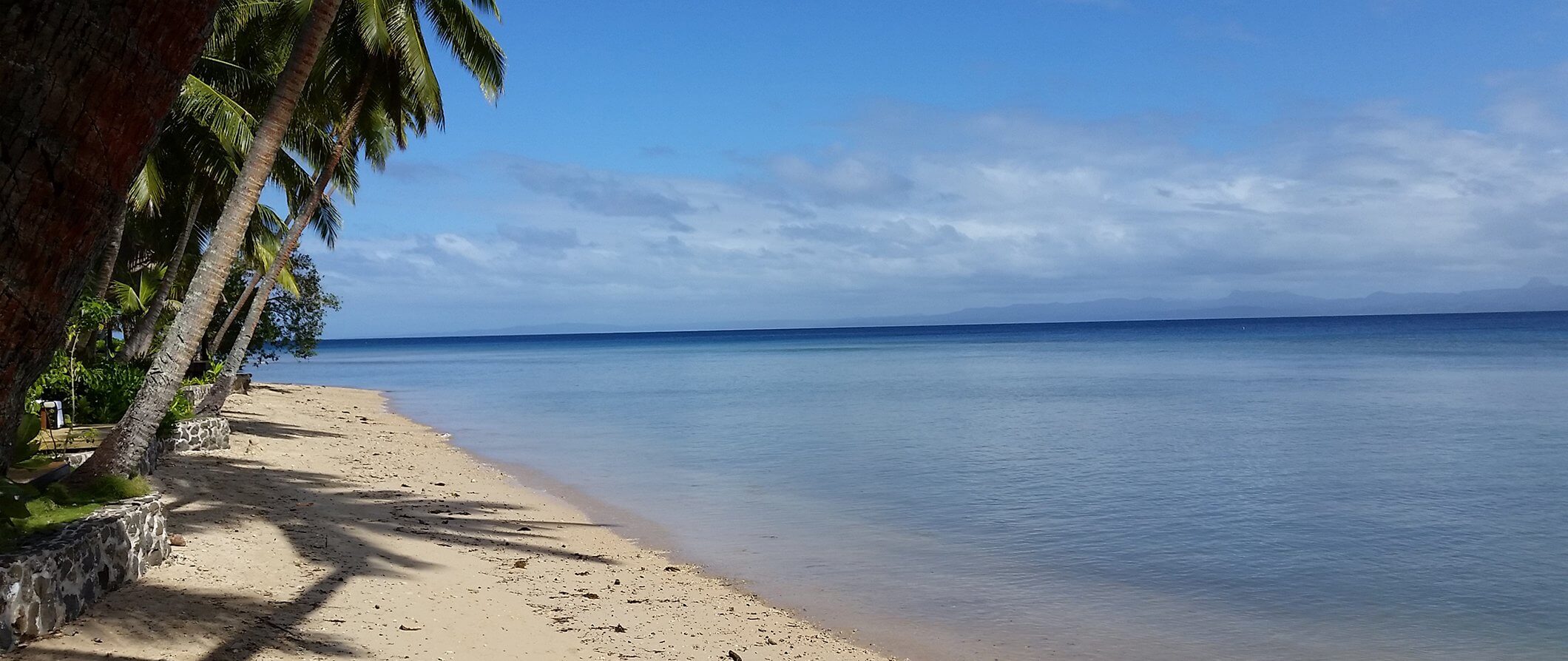 a beach in fiji