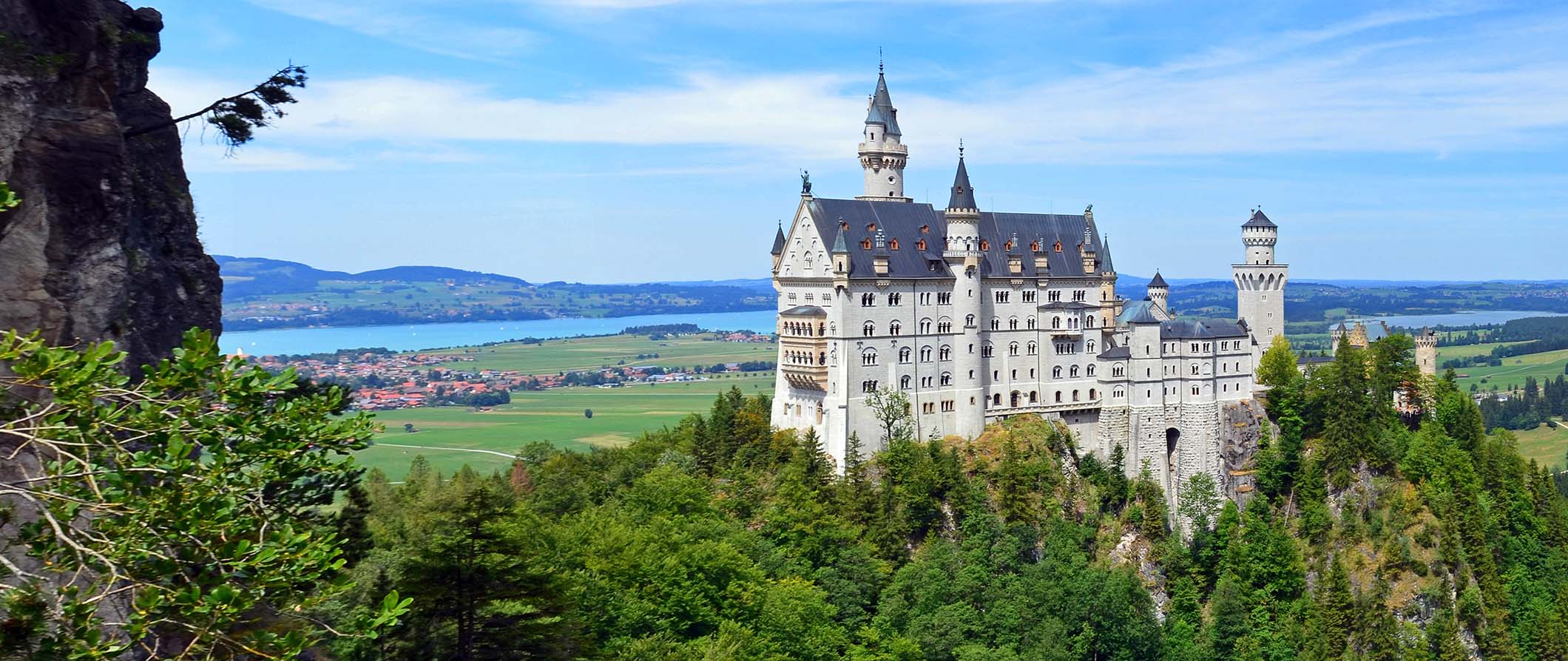 a castle built on a hill in Germany