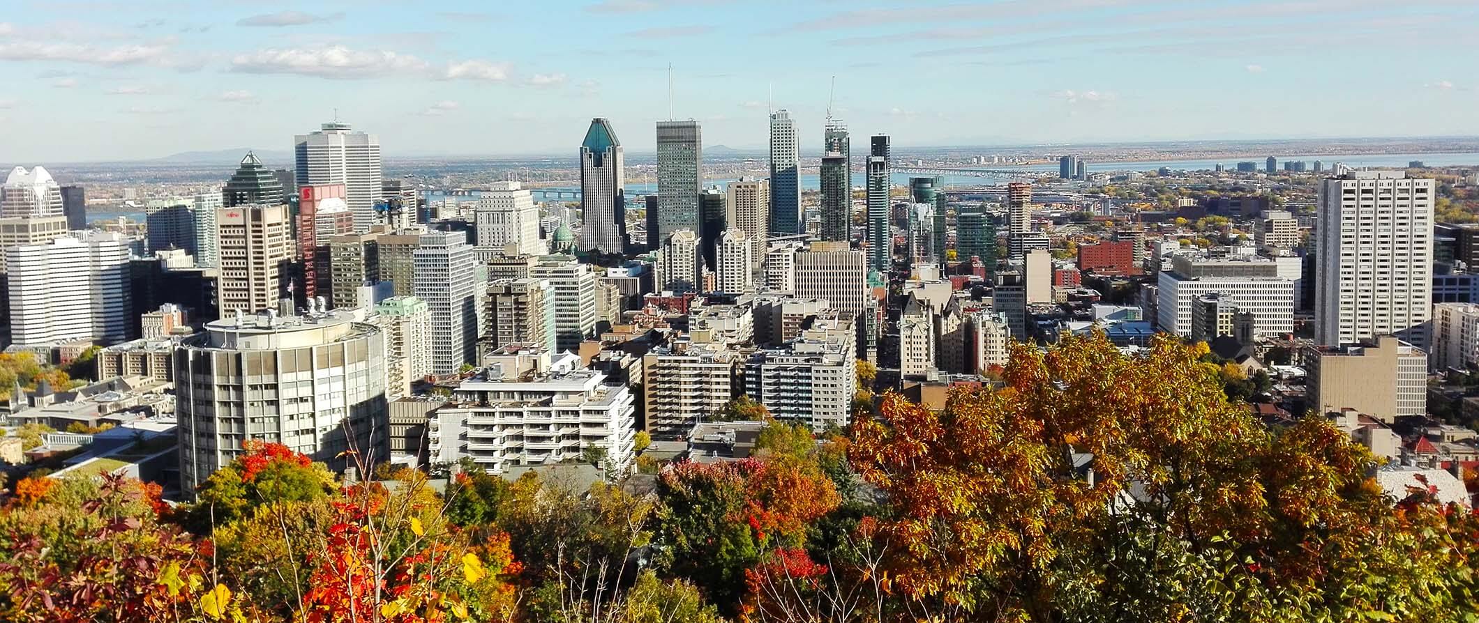 city view of Montreal