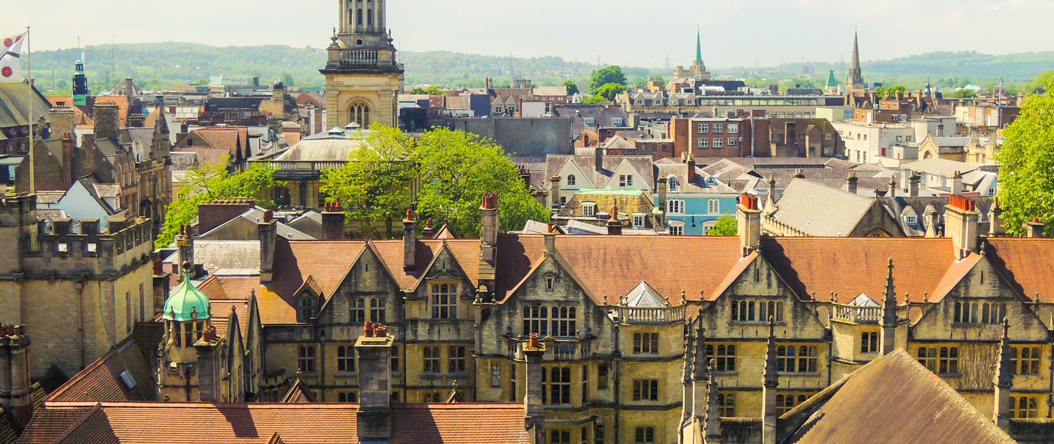 view of the city of Oxford in the United Kingdom