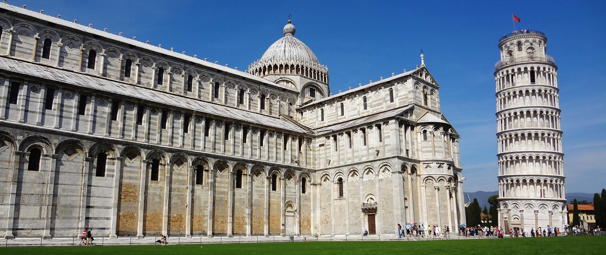 The leaning tower of Pisa in Italy