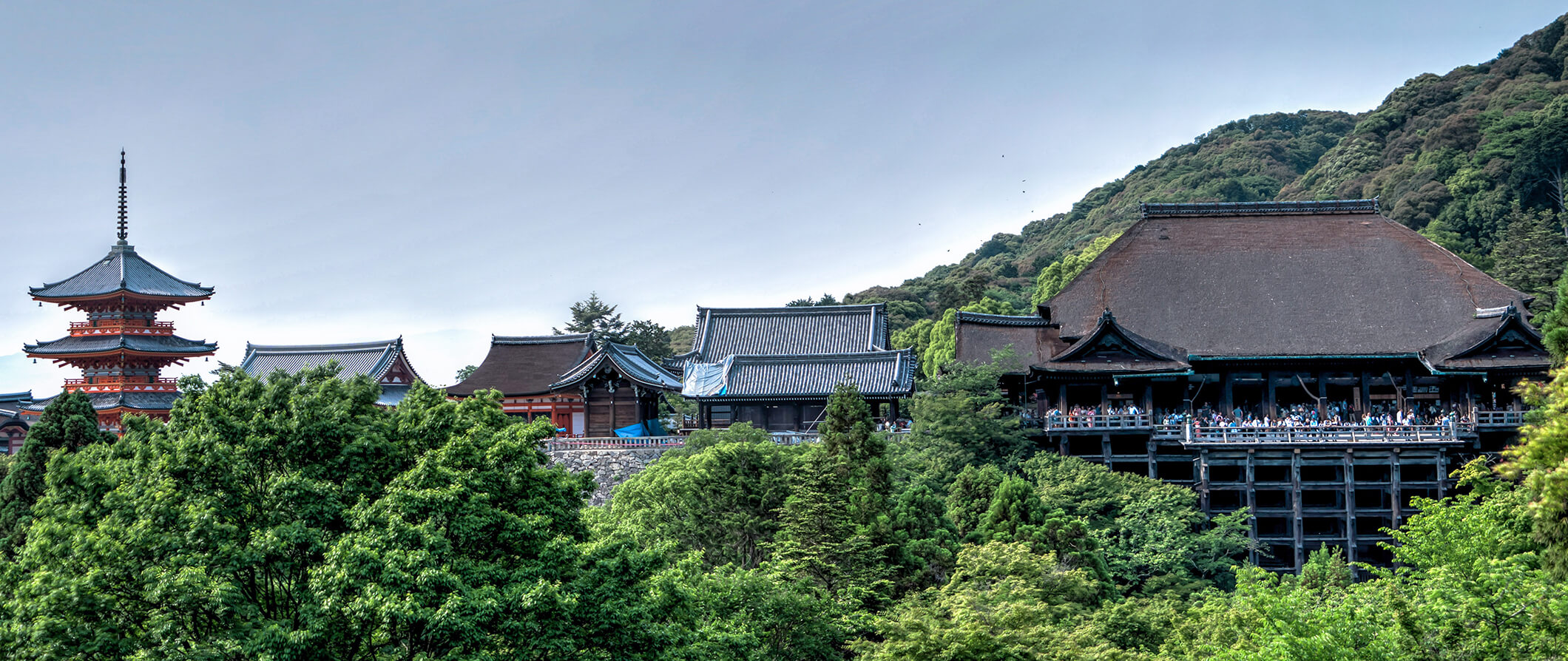 Houses in Kyoto in Japan