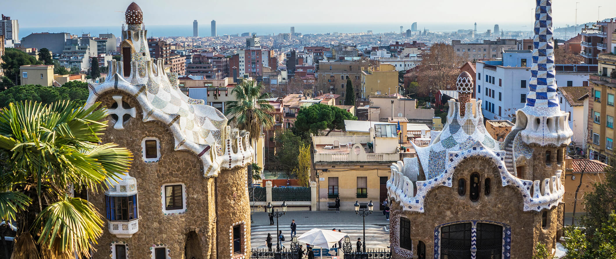 Gaudi buildings in Barcelona