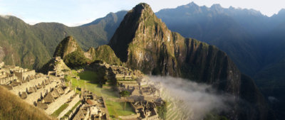 iconic image of Machu Picchu in Peru