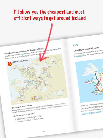 I'll show you the cheapest ways to get around Iceland