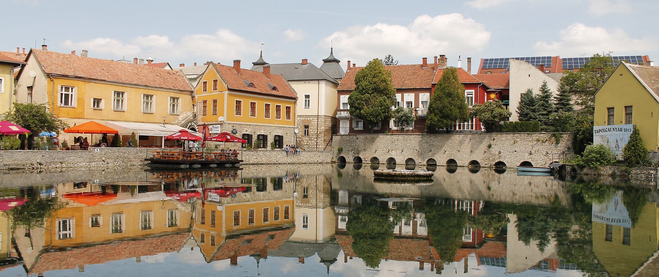 Old buildings in a tiny village in Hungary