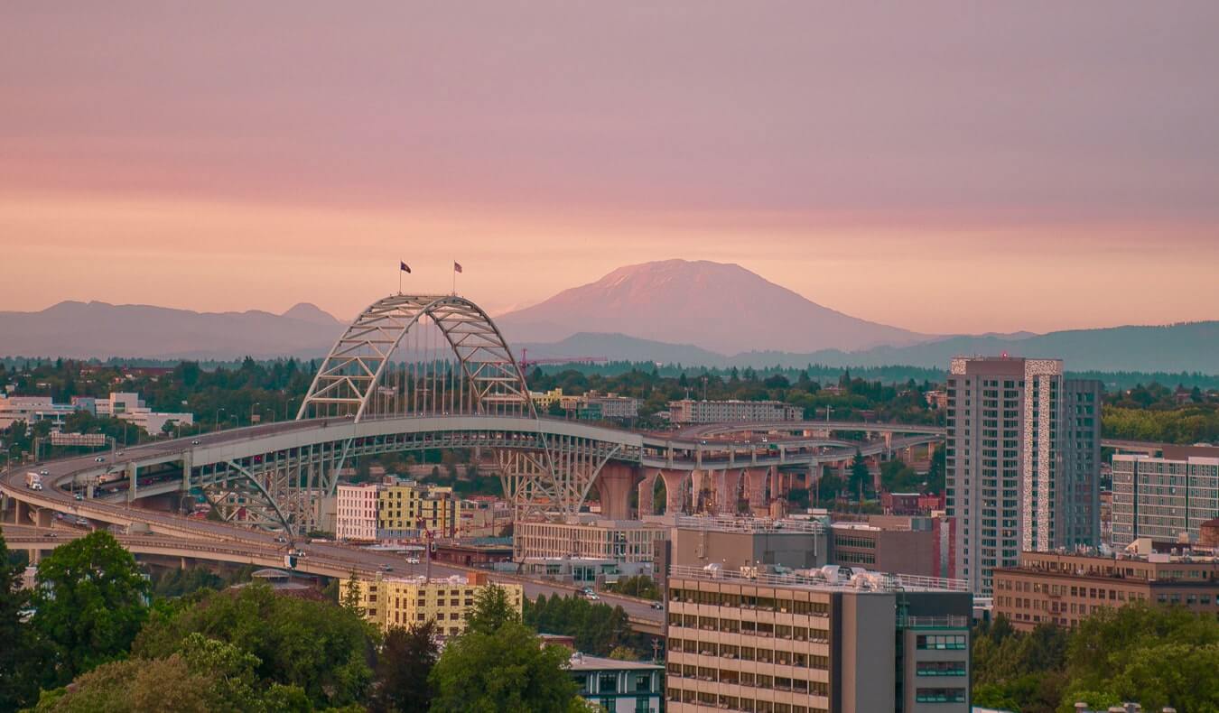 Aerial View of Portland