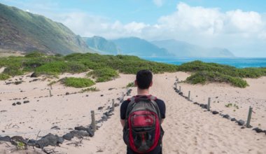 matt looking out over hawaii